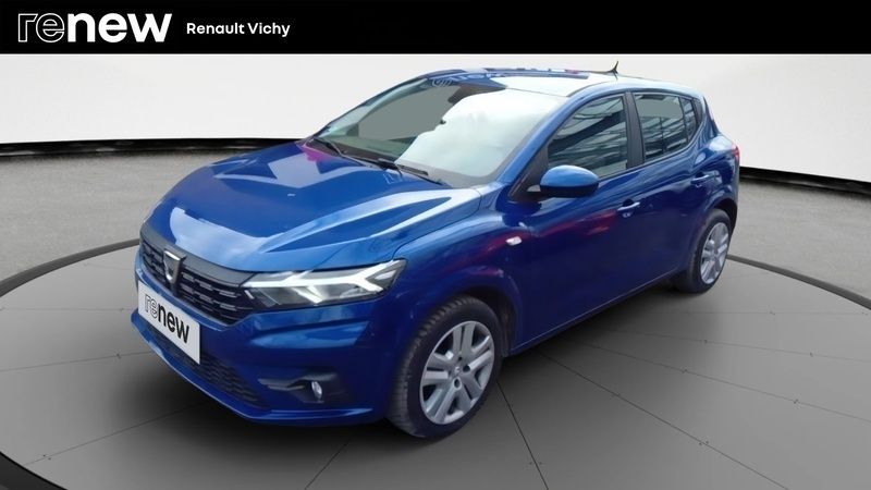 Bleu Utilisé 2021 Dacia Sandero Comfort Citadine | 11 590 € (Bon prix) - Image 1/4