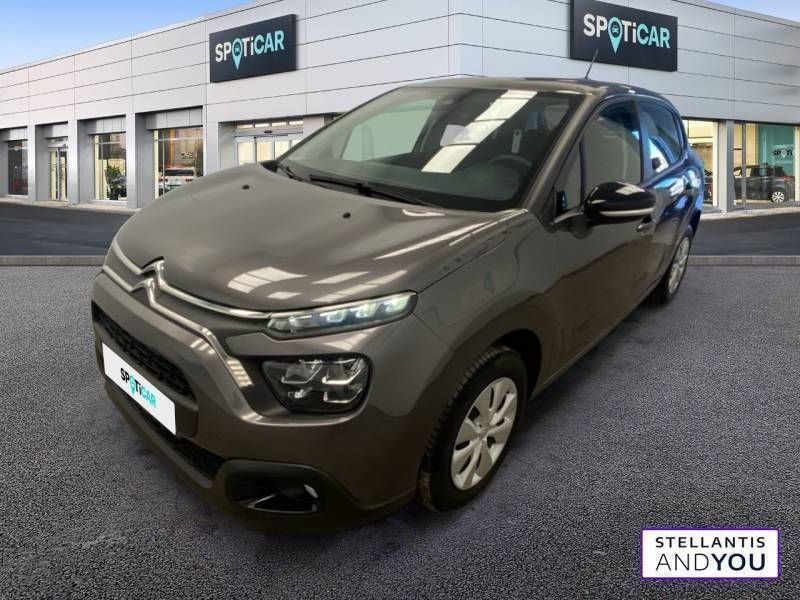 Gris Utilisé 2021 Citroën C3 Business Class Citadine | 10 290 € (Bon prix) - Image 1/3