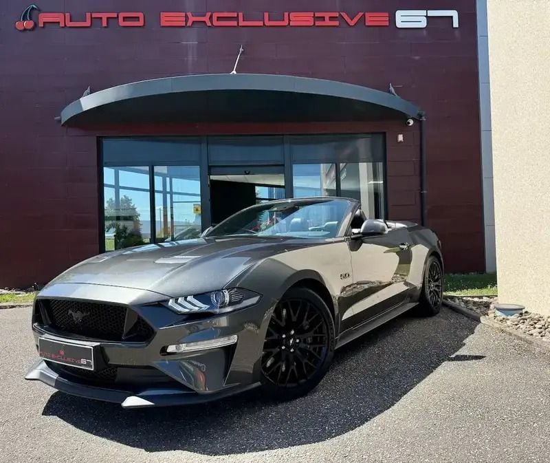 Gris Utilisé 2018 Ford Mustang GT Convertible Cabriolet | 47 990 € (Bon prix) - Image 1/4