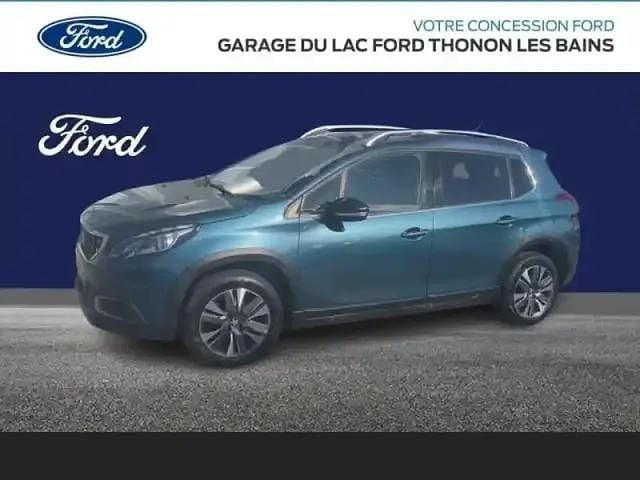 Bleu quasar Utilisé 2019 Peugeot 2008 Allure SUV | 11 490 € (Bon prix) - Image 1/4