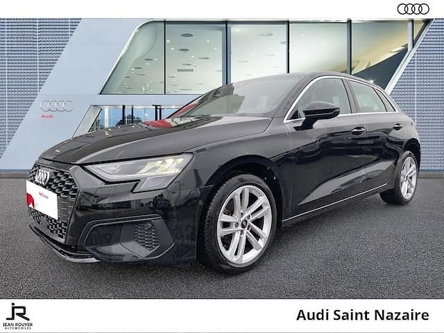 Noir mythe métallisé Occasion 2022 Audi A3 Design | 23 790 € - Image 1/4