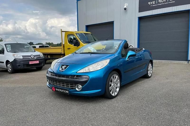 Bleu Utilisé 2008 Peugeot 207 CC Sport Cabriolet | 5 690 € (Prix juste) - Image 1/4