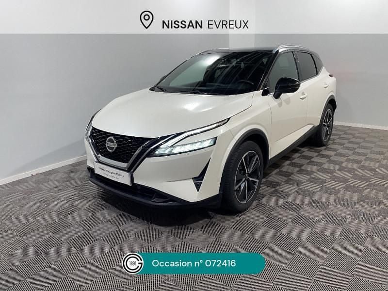 Blanc Occasion 2022 Nissan Qashqai Tekna SUV | 23 496 € (Bon prix) - Image 1/4