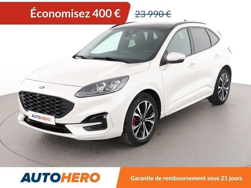 Blanc Utilisé 2022 Ford Kuga ST-Line X SUV | 23 590 € (Prix juste) - Image 1/2