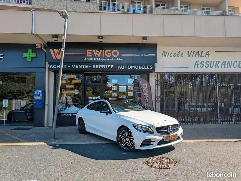 Occasion Mercedes C300 AMG line 258 ch (189 kW) 2020 Blanc Coupé