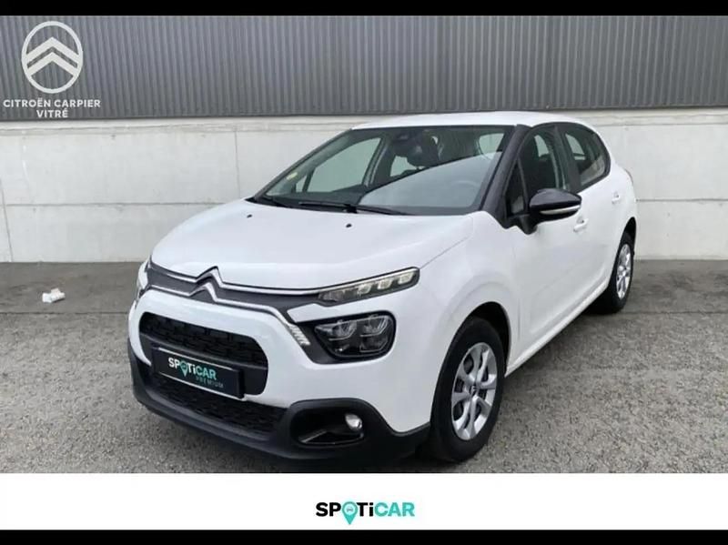 Blanc Utilisé 2021 Citroën C3 Business Class Citadine | 9 900 € (Prix juste) - Image 1/4