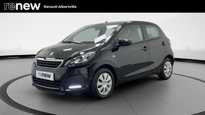 Noir Utilisé 2021 Peugeot 108 Active Citadine | 9 799 € (Prix juste) - Image 1/4