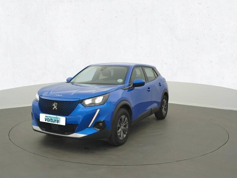 Bleu Utilisé 2021 Peugeot e-2008 Active SUV | 16 490 € (Prix juste) - Image 1/4