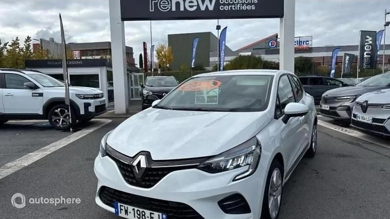 Blanc Utilisé 2020 Renault Clio V SE Berline | 11 799 € (Bon prix) - Image 1/4