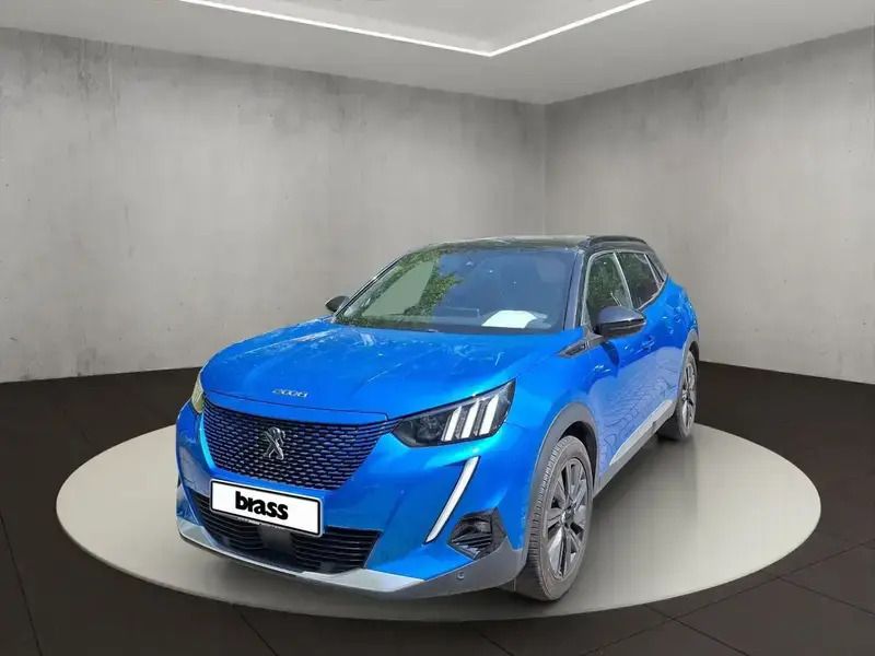 Bleu Utilisé 2021 Peugeot e-2008 GTi SUV | 18 950 € (Bon prix) - Image 1/4