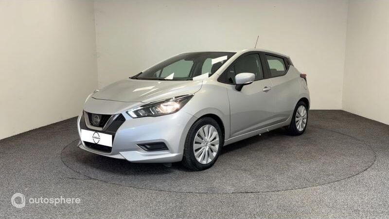 Gris Utilisé 2021 Nissan Micra Citadine | 14 499 € (Prix assez cher) - Image 1/4