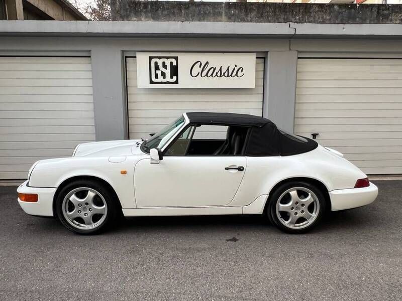 Blanc Utilisé 1990 Porsche 911 Carrera Cabriolet Cabriolet | 78 961 € - Image 1/4