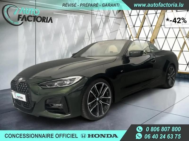 Vert Occasion 2021 BMW 420 M Sport Cabriolet | 39 490 € (Prix juste) - Image 1/4