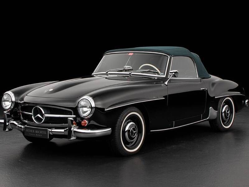Noir Utilisé 1959 Mercedes 190 Cabriolet | 220 000 € - Image 1/4