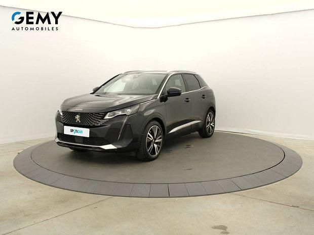 Noir Utilisé 2021 Peugeot 3008 GT | 24 290 € (Prix juste) - Image 1/4