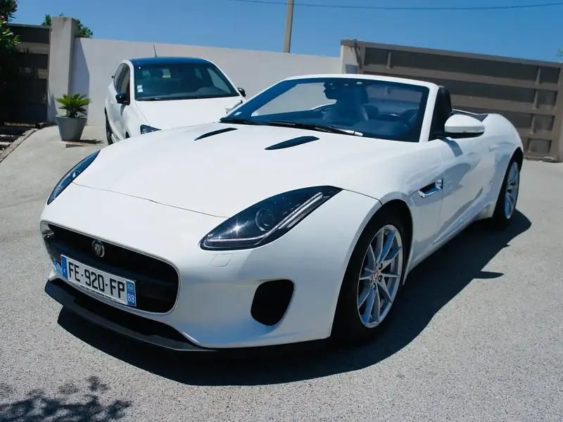 Blanc Utilisé 2019 Jaguar F-Type First Edition Cabriolet | 42 990 € - Image 1/4