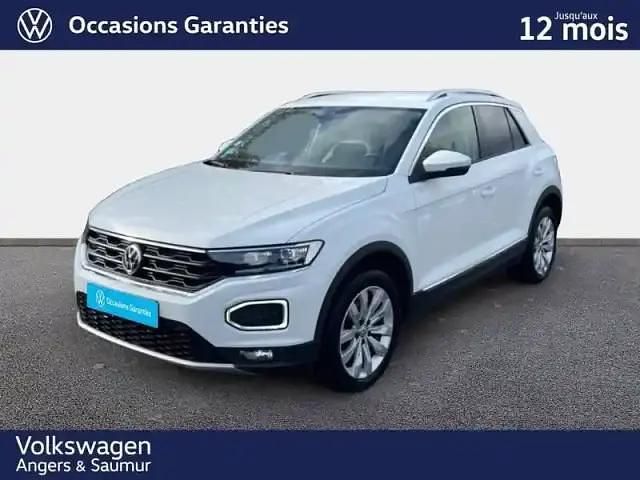 Blanc Utilisé 2019 VW T-Roc SUV | 21 990 € (Prix juste) - Image 1/4