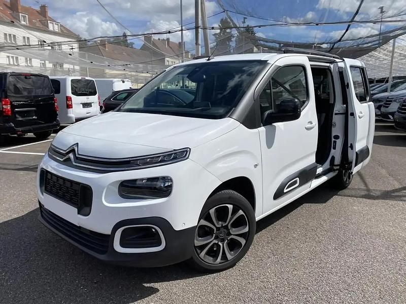 Blanc Utilisé 2021 Citroën Berlingo Shine Monospace | 19 500 € (Bon prix) - Image 1/4