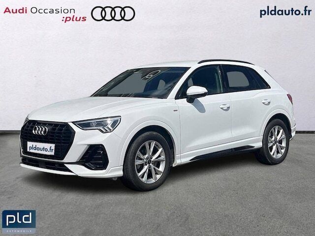 Blanc glacier métallisé Utilisé 2022 Audi Q3 S-Line SUV | 32 990 € (Bon prix) - Image 1/4