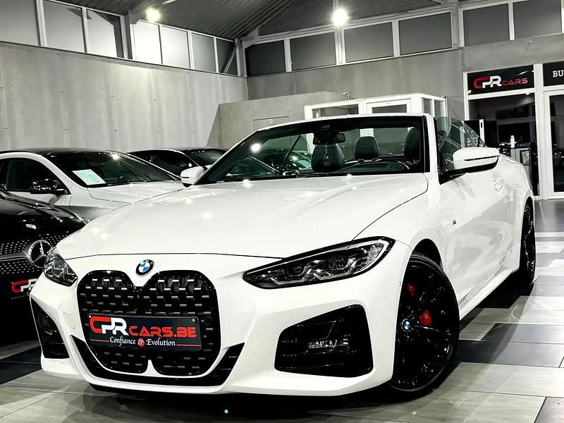 Blanc Occasion 2021 BMW 430 Cabriolet Shadowline Cabriolet | 44 990 € - Image 1/4