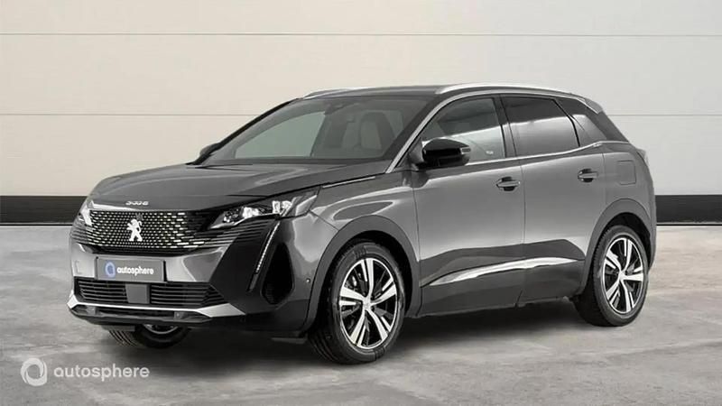 Gris Utilisé 2021 Peugeot 3008 GT SUV | 25 199 € (Prix juste) - Image 1/4