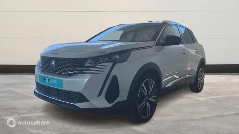 Blanc Utilisé 2021 Peugeot 3008 GT SUV | 24 999 € (Prix cher) - Image 1/4