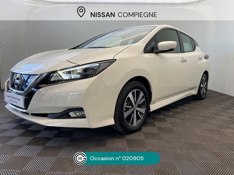 Blanc Utilisé 2022 Nissan Leaf Acenta Citadine | 14 990 € (Prix juste) - Image 1/4