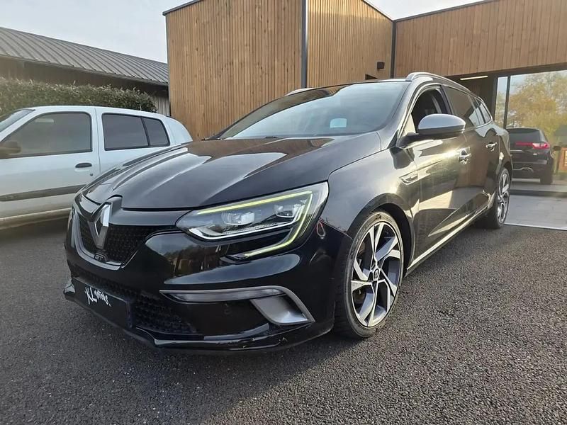 Noir Utilisé 2016 Renault Mégane GrandTour GT Break | 15 000 € (Super prix) - Image 1/4