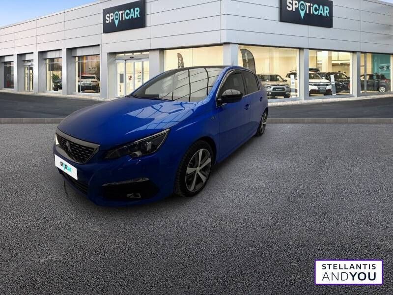 Bleu Utilisé 2021 Peugeot 308 GT Berline | 15 990 € (Bon prix) - Image 1/4