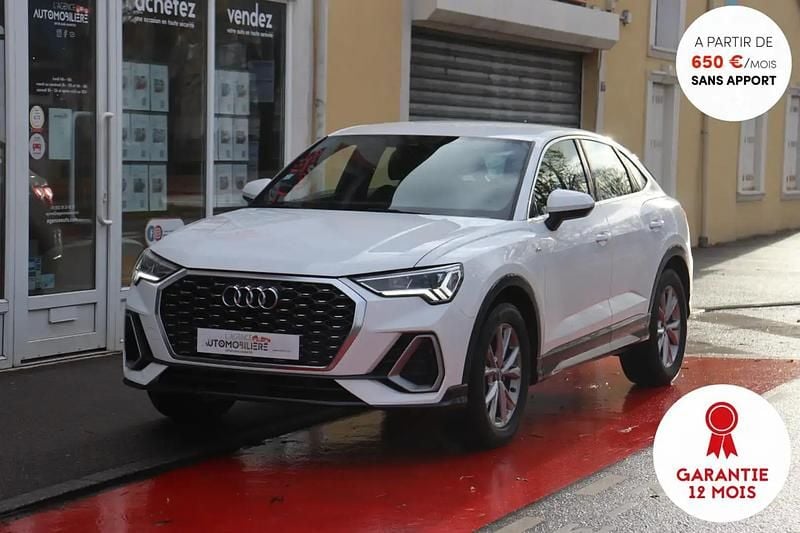 Blanc Utilisé 2020 Audi Q3 Sportback S-Line SUV | 31 990 € (Prix juste) - Image 1/4