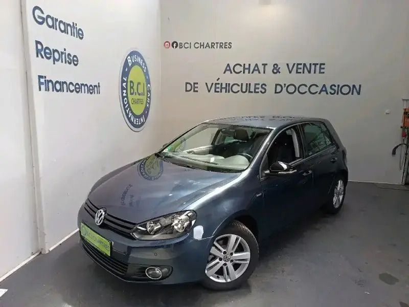 Bleu Utilisé 2012 VW Golf VI Match Berline | 11 490 € (Prix cher) - Image 1/4