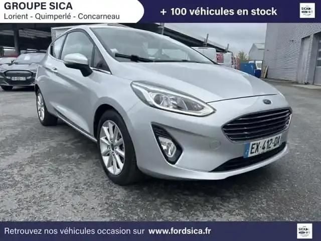 Occasion Ford Fiesta Titanium 2018 Gris lunaire Berline