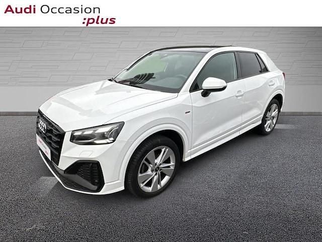Blanc ibis Occasion 2021 Audi Q2 S-Line SUV | 26 990 € (Prix juste) - Image 1/4