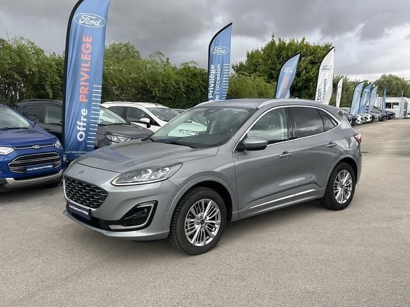 Gris Utilisé 2021 Ford Kuga Vignale SUV | 26 499 € (Prix juste) - Image 1/4
