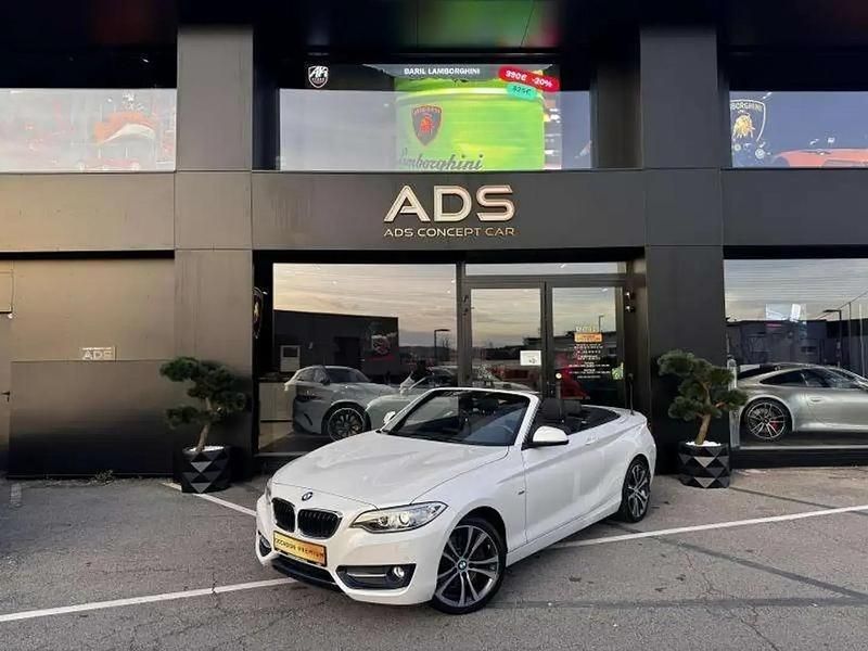Blanc Utilisé 2017 BMW 230 Sport Line Cabriolet | 21 990 € (Prix juste) - Image 1/4
