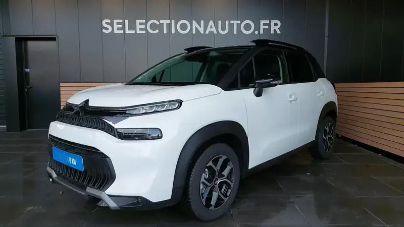 Blanc Utilisé 2022 Citroën C3 Aircross Shine SUV | 25 990 € - Image 1/4