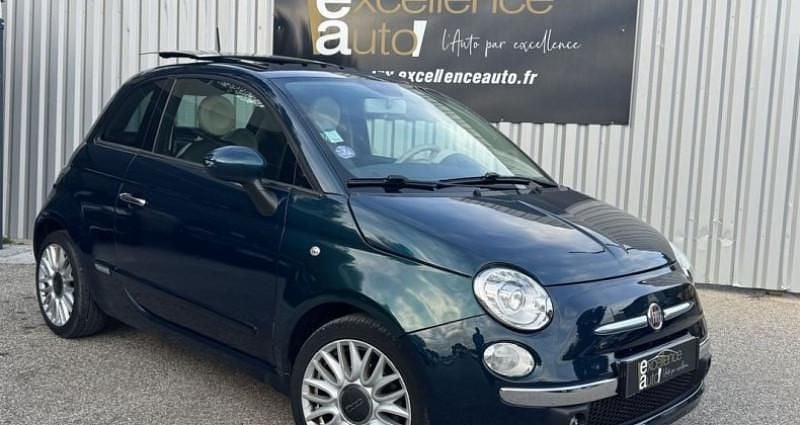 Bleu Occasion 2015 Fiat 500 Lounge Citadine | 7 990 € (Prix juste) - Image 1/4