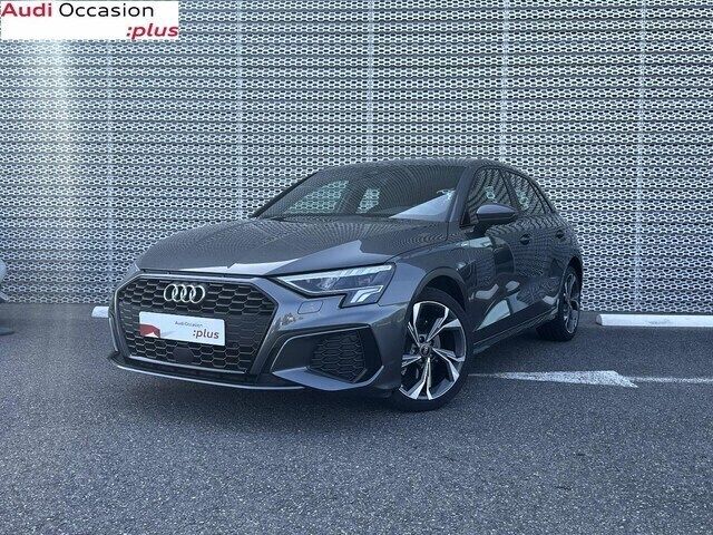 Gris daytona nacré Utilisé 2024 Audi A3 Sportback e-tron S-Line Berline | 36 590 € (Prix juste) - Image 1/4