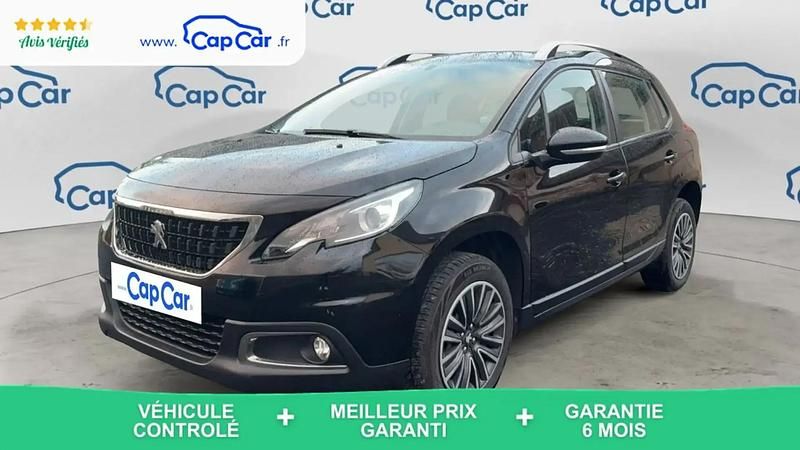 Noir Utilisé 2019 Peugeot 2008 Active SUV | 11 290 € (Prix juste) - Image 1/4