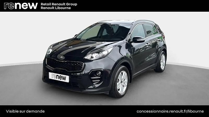 Noir Utilisé 2016 Kia Sportage Active SUV | 13 950 € (Prix juste) - Image 1/4