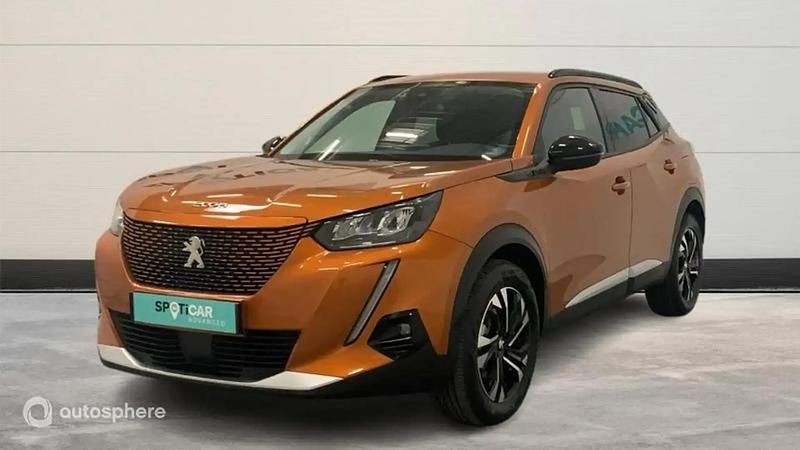 Orange Utilisé 2022 Peugeot e-2008 SUV | 19 799 € (Prix juste) - Image 1/4