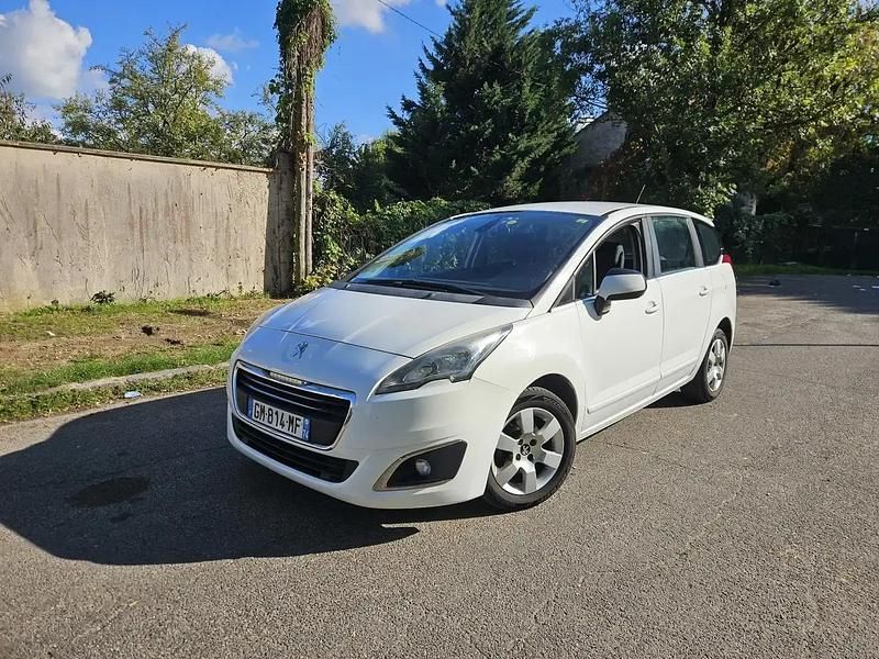 Blanc Utilisé 2014 Peugeot 5008 Business-Line Monospace | 6 200 € (Super prix) - Image 1/4