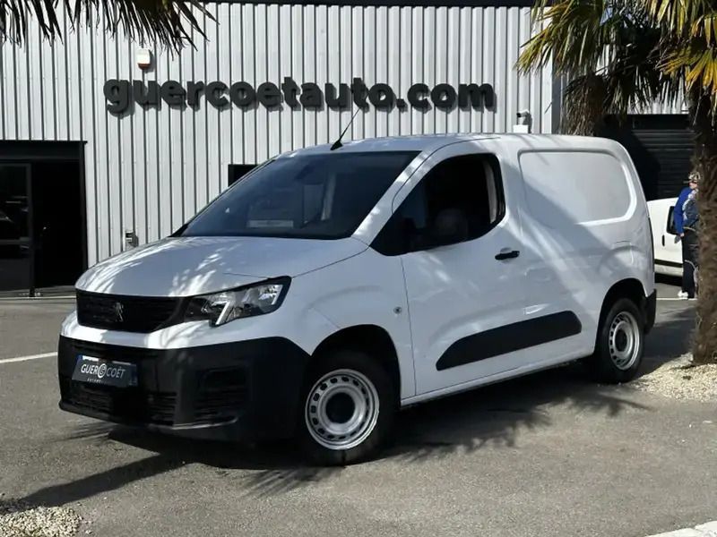 Blanc Utilisé 2020 Peugeot Partner Monospace | 14 490 € - Image 1/4