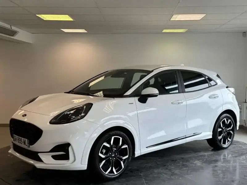 Blanc Utilisé 2022 Ford Puma ST-Line X SUV | 19 980 € (Prix juste) - Image 1/4