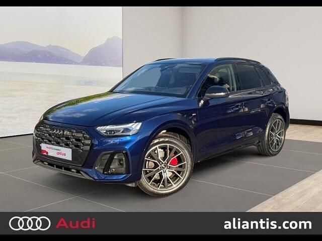 Bleu navarre métallisé Occasion 2023 Audi Q5 S-Line SUV | 74 988 € - Image 1/4