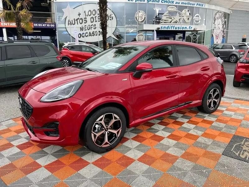 Rouge Nouvelle 2025 Ford Puma ST-Line SUV | 24 980 € (Prix assez cher) - Image 1/4