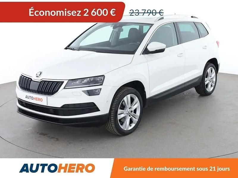 Blanc Occasion 2020 Skoda Karoq Style SUV | 21 190 € (Super prix) - Image 1/2