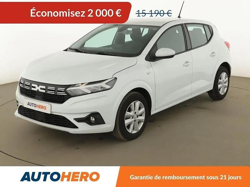 Blanc Occasion 2023 Dacia Sandero Expression Citadine | 13 190 € (Super prix) - Image 1/2