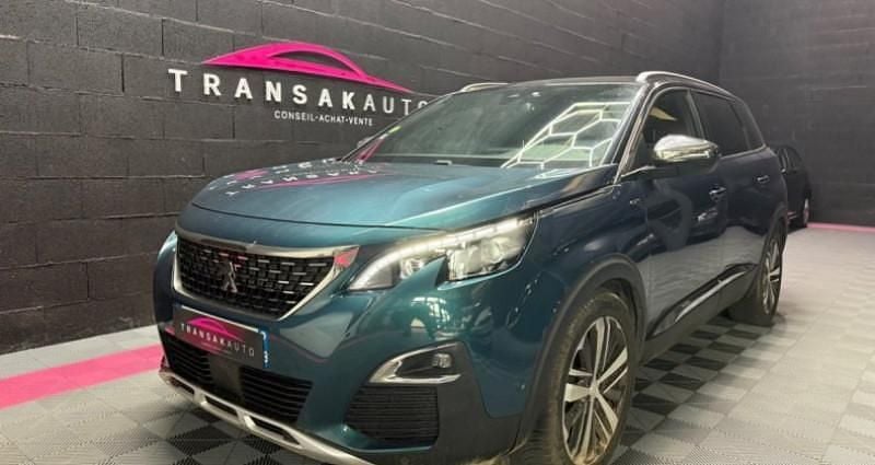 Bleu Utilisé 2018 Peugeot 5008 GT Monospace | 18 490 € (Bon prix) - Image 1/4