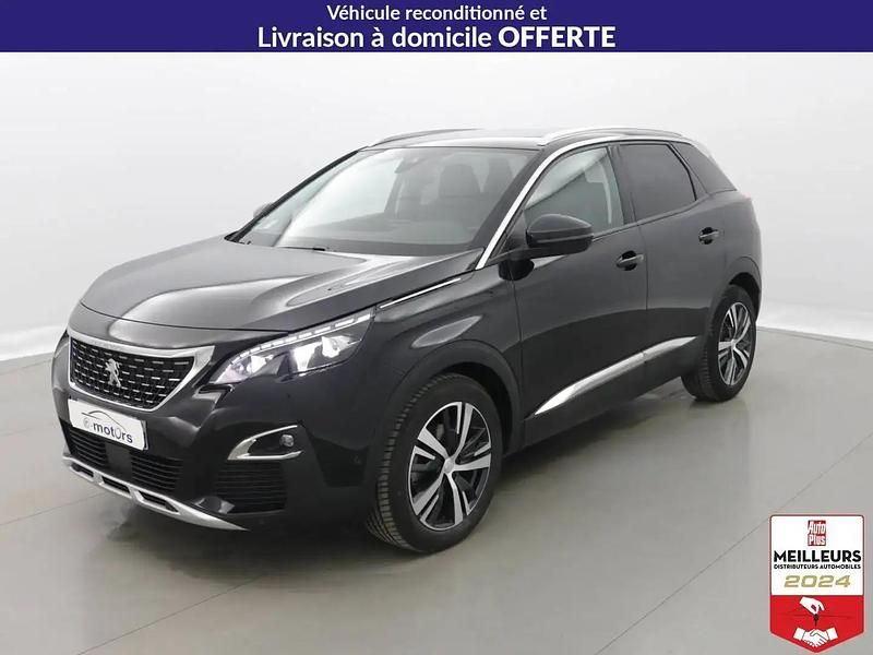 Noir Utilisé 2018 Peugeot 3008 Allure SUV | 15 900 € (Prix juste) - Image 1/4